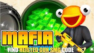 MAFIA TYCOON MAP FORTNITE CREATIVE - FIND HEISTED GUN SMG WEAPON CODE LOCATIONS