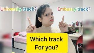 embassy track vs university track | which track is best for gks scholarship | gks scholar in korea