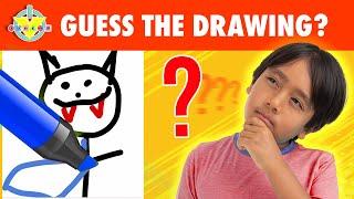 Guess the Drawing with Ryan and Mom!!