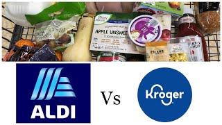 Aldi Vs Kroger | Which is Cheaper? | How Much Did I Save?