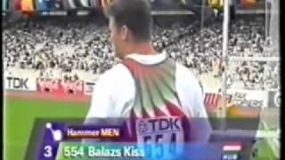 One of the best hammer throwers: Balazs Kiss