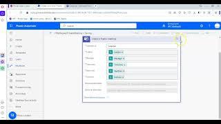 Lesson90- Http Request Flow to create Meeting - Power Automate 1000 Videos