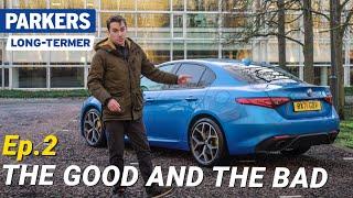 BEST & WORST bits of my Giulia so far | Alfa Romeo Giulia Veloce Long-Term Test, Episode 2