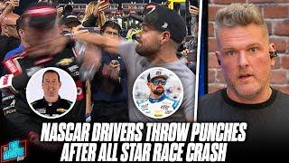 2 NASCAR Drivers Throw Punches After All Star Race, Racing Is Great Again | Pat McAfee Reacts