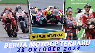 Bagnaia PERMALUKAN Marquez & Martin  MIR Ngamuk Ditabrak Marquez  Martin Puji Bagnaia