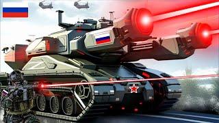 Shock the world! Russian Turbo-Powered Laser Tank Destroys Ukrainian Military Base - ARMA 3