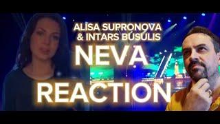 Алиса Супронова и Интарс Бусулис - НЕВА (Елена Ваенга) REACTION