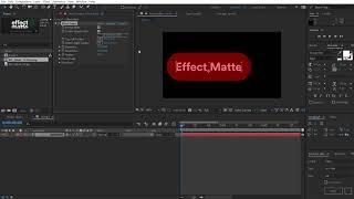 Effect Matte Quickstart Guide