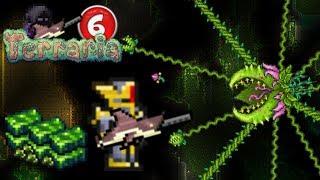 [Terraria Стрелок] #6 ХЛОРОФИТОВАЯ ПЛАНТЕРА И УБИЙСТВО ЧЕРЕПАХ