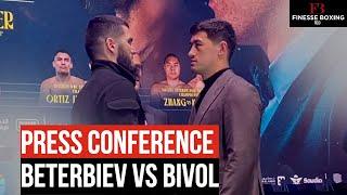 ARTUR BETERBIEV VS DMITRY BIVOL | FULL PRESS CONFERENCE AND FACE OFF