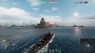 World of Warships . Battleship Hannover 405k damage