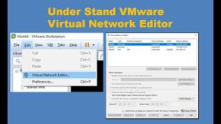 Using the Virtual Network Editor | VMware Workstation pro 17