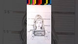 #shorts  Рисую БАРБИ / Как Нарисовать Барби карандашом  / How To Draw BARBIE / Pencil Drawing