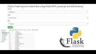 Python Flask Dynamic Select Box using Flask-WTF, javascript and SQLAlchemy