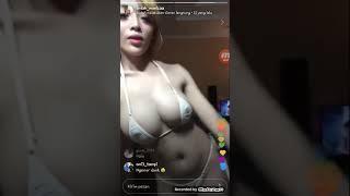 (hot nipple) Indah Monica Dance in white bikini. SheGood SheSexy