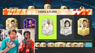 HIGHEST RATED FIFA 22 FUT DRAFT EVER vs SV2!!