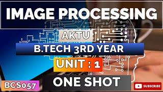 Image Processing Unit: 1 One Shot Video CSE/IT and Allied Branches BCS057 B.Tech AKTU 3rd Year 5 Sem