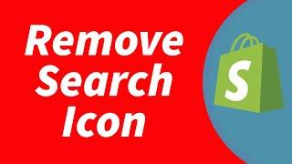 How to Remove the Search Icon on Shopify In 2024 (Get Rid Of Search Button)