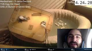 Streamer live from a hot tub!