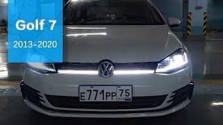 Golf Mk7.5 headlights on Mk7 with animation Grill light