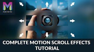 Complete Motion Scroll Effects Tutorial for Adobe Muse | Adobe Muse CC | Muse For You