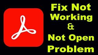 How To Fix Adobe Acrobat App Not Working | Adobe Acrobat Not Open Problem | PSA 24