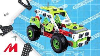 Meccano/Erector Junior | How To Build Pull Back Buggy #2