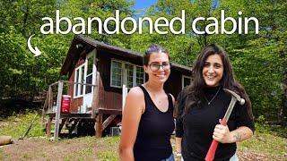 Restoring an Abandoned Cabin with Becca Y!