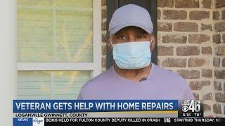 CBS46 helps Gwinnett veteran get help with home repairs