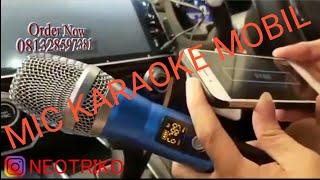 wireless mic karaoke di mobil lewat AUX tanpa alat tambahan. neotriko