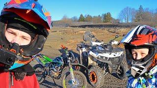 Brotherly Showdown: ATV vs. Motorcycle Who Wins?