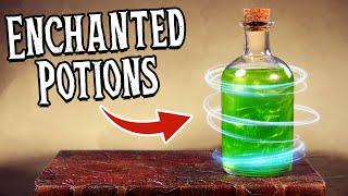 We made magical swirling Halloween Witch's Potions!