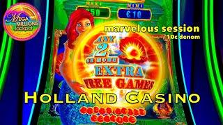 RE-TRIGGER!!! Live Play Mega Millions Jackpot Slot Machine @ Holland Casino Venlo #slots #casino