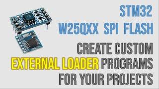 External loaders for SPI flash: a "standard" version