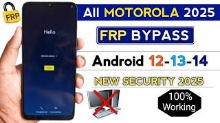 FRP Bypass Android 14  1 September 2024 Latest Security Patch All Motorola Settings Not Working