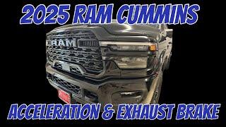 2025 Ram 3500 Cummins Acceleration & Exhaust Brake!