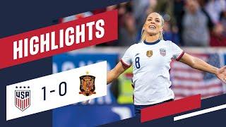 USA 1-0 SPAIN SheBelieves Cup Highlights | Mar. 8, 2020 | Harrison, NJ - Red Bull Arena