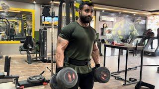 70kg dumbbell se kia biceps workout Ankit Tomar Fitness