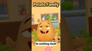 Potato family in cooking clash#cookingclash #funny #vrgame #games #vrheadset #quest