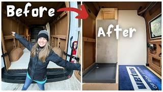  Van Conversion: Our DIY BULKHEAD!! Ep.338