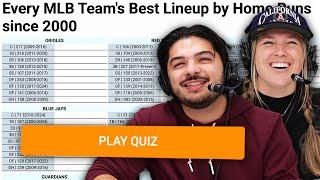 Can we name every team's Home Run leaders since 2000? (MLB Sporcle)