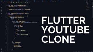 Flutter Youtube Clone | Youtube UI Clone | How to Make Youtube Clone?| Material Design