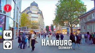 Hamburg, Germany - Picturesque Walking Tour through Urban Delights in 4K 60fps 