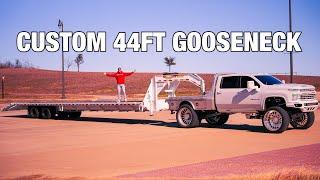 The ULTIMATE Tow Set Up is Complete! *Custom White 44ft Gooseneck*