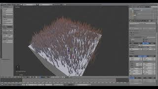 Создание травы в Blender   Grass in Blender