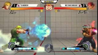 USF4 - The Beast is unleashed! Daigo 25 hit combo vs Momochi!