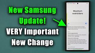 New VERY Important Samsung Update for Millions of Galaxy Phones - Major Fix