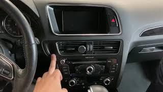 Audi Q5 Как снять штатное головное устройство (магнитолу)/Audi Q5 How to remove the OEM head unit