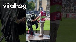 World Cup Cameraman Caught Smoking on the Job || ViralHog