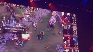 Entity Fishman VIDEO PROOF why he PAUSED the game vs RNG TI11 The International 2022